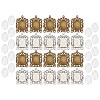 DIY Blank Rectangle Pendant Making Kit DIY-GO0001-70-1