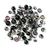 114Pcs Transparent Electroplate Glass Beads GLAA-K064-09D-1