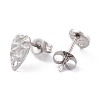 Non-Tarnish 304 Stainless Steel Stud Earring Findings STAS-L216-47P-2