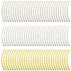 90Pcs 3 Colors Brass Tube Beads KK-YW0002-03-1