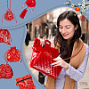 12Pcs 6 Styles Silk Packing Pouches Set ABAG-HY0001-01-6