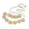 Ocean 304 Stainless Steel Link Chain Necklaces for Women LS-NJEW-A060-01F-G-2