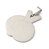 Sports 201 Stainless Steel Laser Cut Pendants STAS-P428-14P-02-2