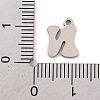 Non-Tarnish 201 Stainless Steel Charms STAS-U016-01P-N-3