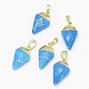 Synthetic Turquoise Pendants G-F584-D10-G-1