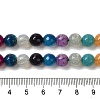 Dyed & Heated Natural Dragon Veins Agate Beads Strands G-P539-A01-20-5