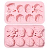 2Pcs Food Grade Silicone Molds SIL-CJ0002-21-1
