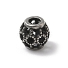 304 Stainless Steel European Beads STAS-H238-09B-AS-1
