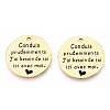 201 Stainless Steel Pendants STAS-T064-37G-25-2