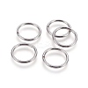 Tarnish Resistant 304 Stainless Steel Saw Cut Open Jump Rings STAS-P212-25P-07-1