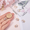 12pcs Clear Cubic Zirconia Charms KK-BBC0013-85-3