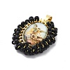 Rack Plating Brass Charms KK-M082-01F-3