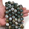 Natural Moss Agate Beads Strands G-C249-A08-16mm-1