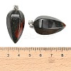 Natural African Bloodstone Pendants GG-K002-16O-3