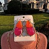 Brass Enamel Stud Earrings FS-WG5A93B-02-1