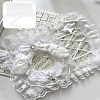 10 Yards Nylon Elastic Wavy Edged Lace Ribbon OCOR-LP0001-91-3