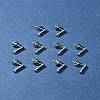 10Pcs 201 Stainless Steel Stud Earring Findings with Hole EJEW-FS0001-14D-9