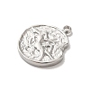 304 Stainless Steel Pendants STAS-B074-08P-08-2