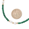 White Jade and Amethyst Necklaces NJEW-JN05340-4