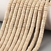 Natural Fossil Beads Strands G-M420-A10-01-2