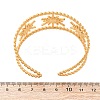 304 Stainless Steel Enamel Cuff Bangles for Women LS-BJEW-D306-06G-3