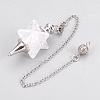 Natural Quartz Crystal Dowsing Pendulums KK-F756-08F-1