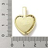 Rack Plating Brass Micro Pave Clear Cubic Zirconia Pendants KK-E114-06G-3
