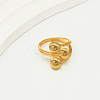 Brass Cuff Open Rings for Women IE5954-2-4