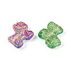 Baking Paint Transparent Glass Beads DGLA-N018-23-2