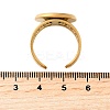 304 Stainless Steel Cuff Ring Components X-STAS-V012-01D-G-3
