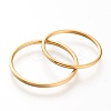 Ion Plating(IP) 304 Stainless Steel Plain Band Rings LS-RJEW-B0006-7-02G-2