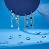 16Pcs Stainless Steel Hoop Earring Findings STAS-UN0037-46P-3