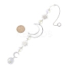 Glass Teardrop Window Hanging Suncatchers HJEW-JM04517-3