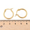 Ion Plating(IP) 304 Stainless Steel Hoop Earrings EJEW-N0016-11G-B-3
