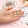 16Pcs 4 Styles Alloy Clear Cubic Zirconia Earring Nuts FIND-YW0012-06A-4