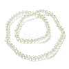 Electroplate Transparent Glass Beads Strands EGLA-A034-T6mm-T16-3