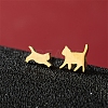 Stainless Steel Stud Earrings PW-WG95520-29-1