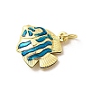 Brass Enamel Pendants KK-I378-13G-D-3