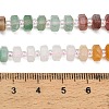 Natural Rhodonite & Yellow Aventurine & Rose Quartz & Amazonite & Lemon Jade & Strawberry Quartz & Green Aventurine Beads Strands G-G317-A01-3x6mm-6