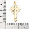 Brass Micro Pave Cubic Zirconia Pendants KK-A212-05A-G-3