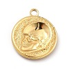 Ion Plating(IP) 201 Stainless Steel Pendants STAS-H172-07G-3