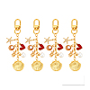 4Pcs Alloy Enamel Pendants KEYC-PH01587-6