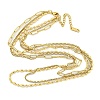 Ion Plating(IP) 304 Stainless Steel Multi Layered Necklaces LS-NJEW-S426-04G-1