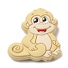 Monkey Food Grade Eco-Friendly Silicone Focal Beads LS-SIL-Q017-02A-1