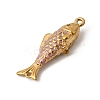 304 Stainless Steel Enamel Fish Connector Charms STAS-B128-54G-05-2