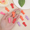 4 Bags 4 Colors Rubber Knitting Needle Point Protector AJEW-GL0001-79-3