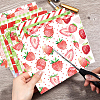 24 Sheets 12 Styles Strawberry Scrapbook Paper Pads DIY-WH0304-989F-3