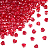300Pcs Transparent Spray Painted Glass Beads GLAA-SP0001-48-1