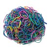 Colorful Elastic Silicone Hair Ties OHAR-WH0027-04B-1