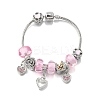Alloy Enamel European Beads Charm Bracelets BJEW-F495-14P-2